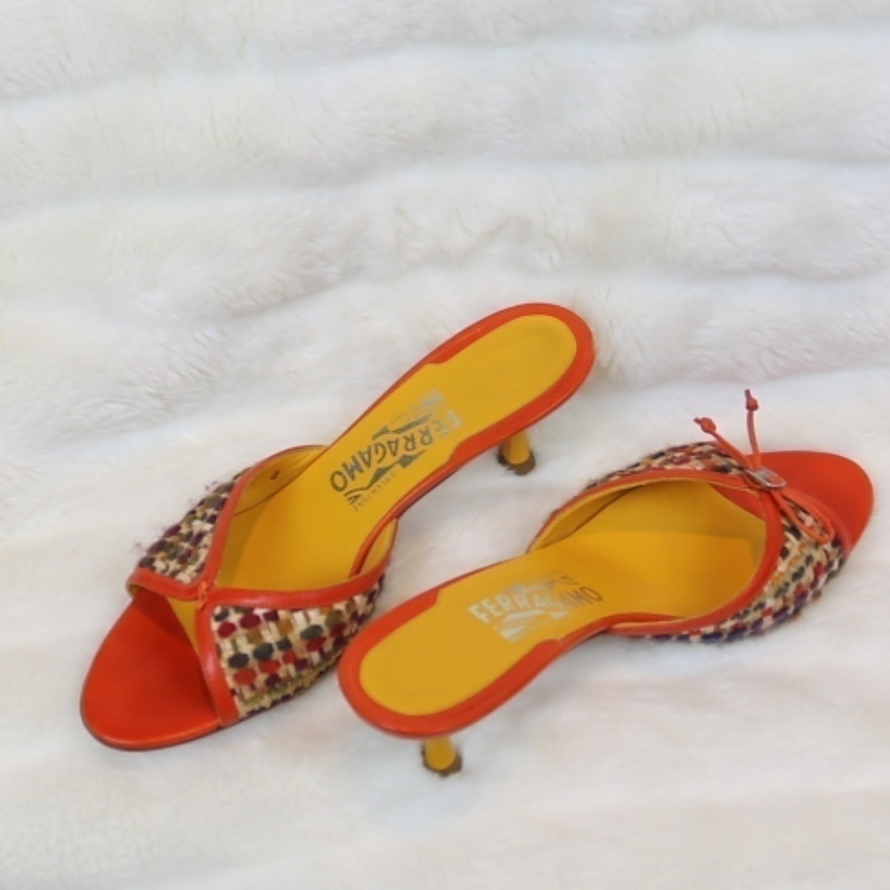 Salvatore Ferragamo Kitten Heels Sandals 6